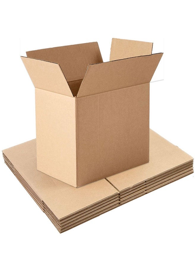 HOOTO 5 Pack Shipping Boxes, Corrugated Cardboard Box for Moving, Mailing, Packing and Storage 30x20x20cm  ﻿ - Image 1