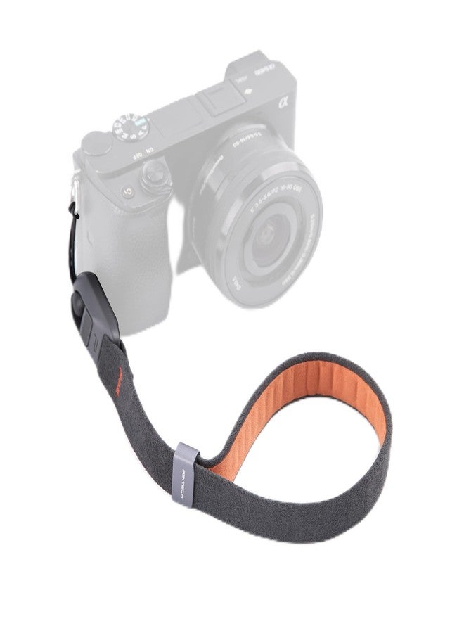 PGYTECH Camera Wrist Strap Air for Photographers, Adjustable Quick Release Camera Hand Strap for Sony, Nikon, Canon, DSLR, SLR, Gopro Cameras (Black Grey) - Image 1