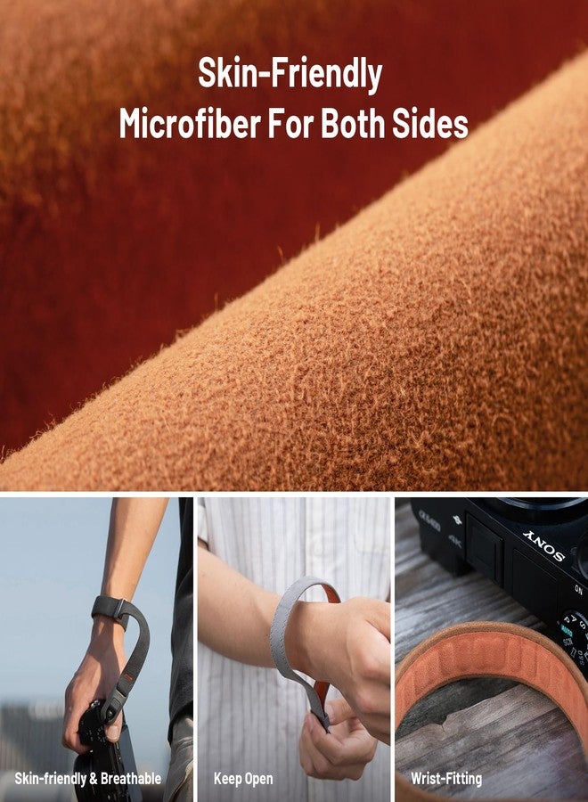 PGYTECH Camera Wrist Strap Air for Photographers, Adjustable Quick Release Camera Hand Strap for Sony, Nikon, Canon, DSLR, SLR, Gopro Cameras (Black Grey) - Image 2