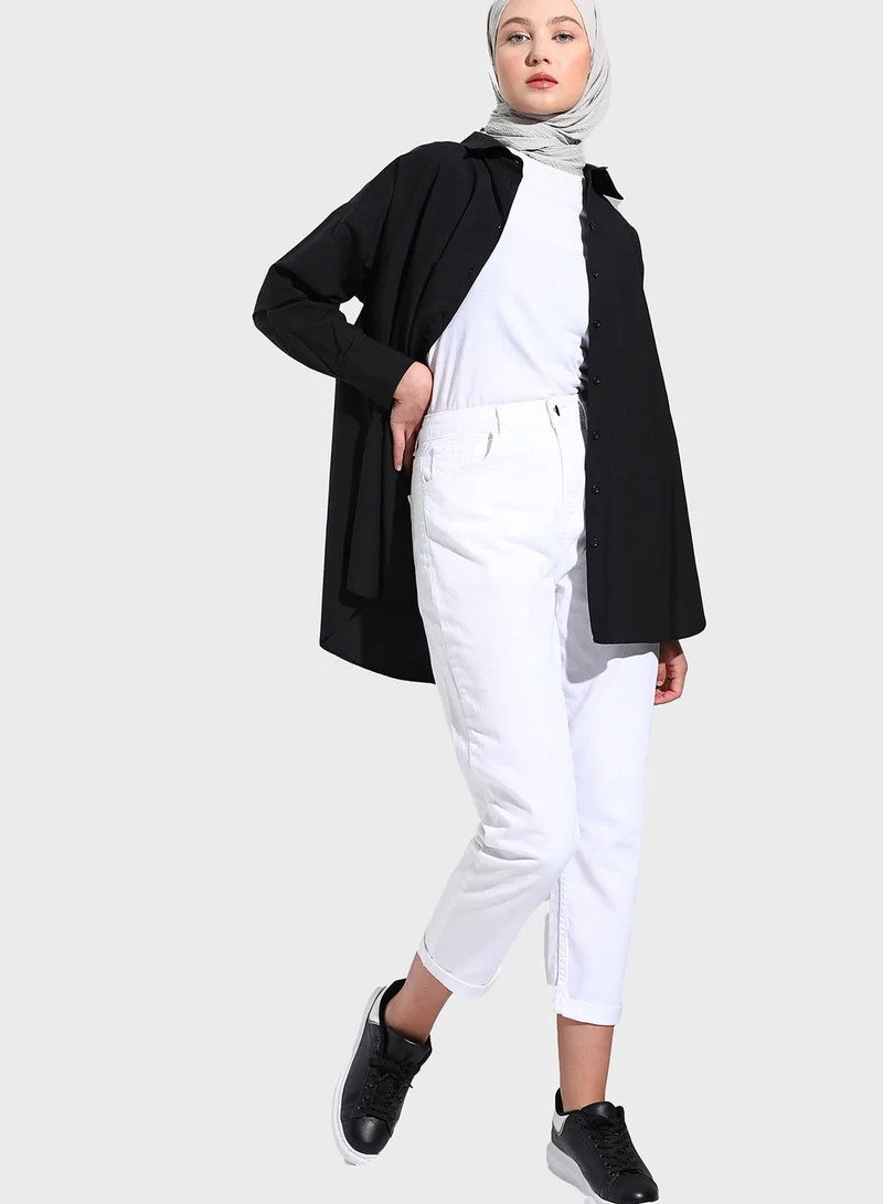 Benin by modanisa High Waist Pants