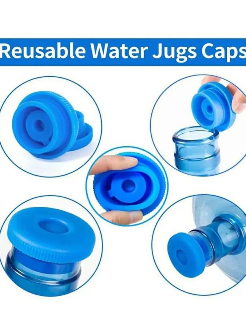 5 Gallon Water Jug Cap, 2 Packs Reusable Water Bottle Lids Replacement - Image 2