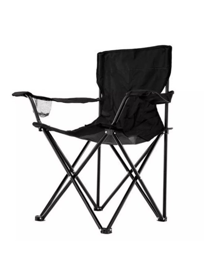 Foldable Beach And Garden Chair 49x49x80 cm Black - Image 2