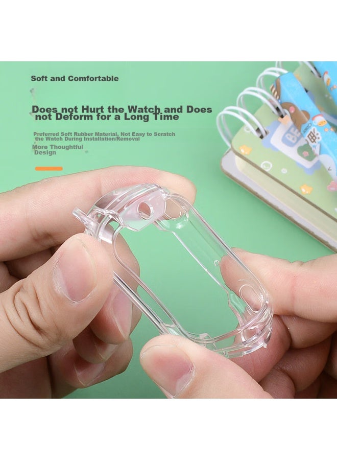 Shan Xiaotiancai Q2a/q1a/q1a/n3/d2/d2a Protective Case, Children's Smarch Q2a/q1a Protective Cover, Tempered Glass Film, Slim, Shockproof, Anti-collision Protective Case, Full Coverage Shell - Image 3
