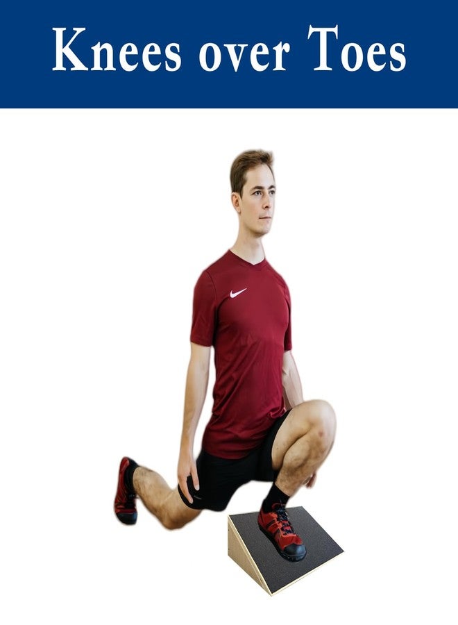 UKIA Slant Board for Squats - Slant Board Squat Wedge for Calf Stretching - Non-Slip 25 Degree Incline Knees Over Toes Weightlifting Equipment to Improve Athletic Performance - Image 5