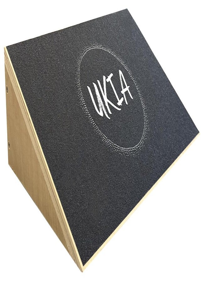 UKIA Slant Board for Squats - Slant Board Squat Wedge for Calf Stretching - Non-Slip 25 Degree Incline Knees Over Toes Weightlifting Equipment to Improve Athletic Performance - Image 1