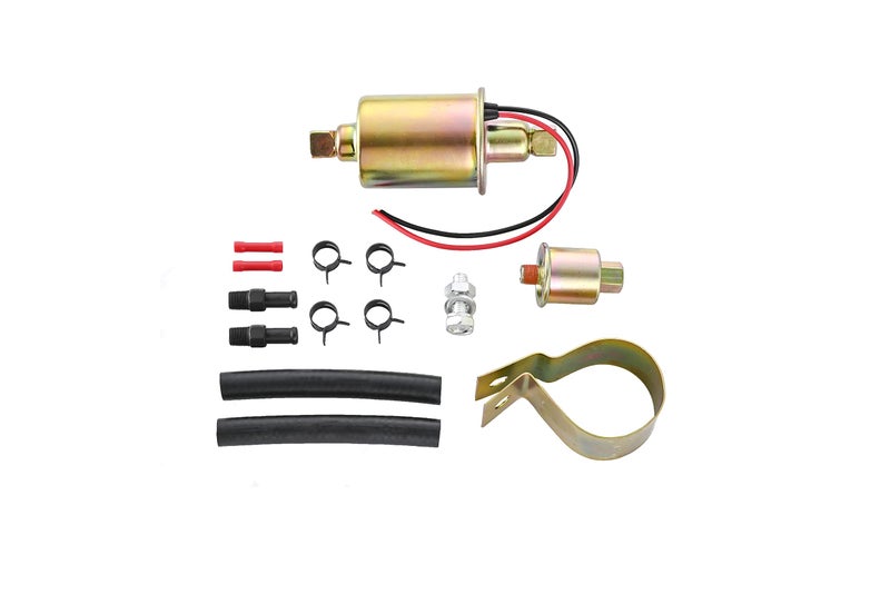 YONEDA Inline Fuel Pump 12v Electric Universal Transfer Low Pressure Gasoline Diesel Fuel Pump 5-9 PSI E8012S, FD0002, P60430, EP12S, 6414671 - Image 1