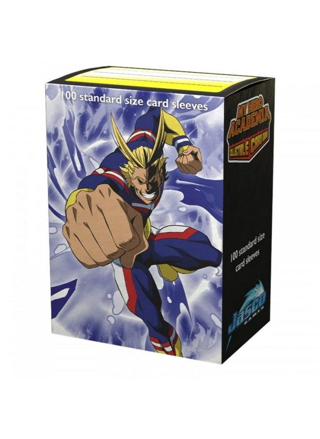 Arcane Tinmen - Dragon Shield Sleeves Matte Art: My Hero Academia: All Might Punch 100 Ct Mtg Card Sleeves Compatible With Pokemon Mha Ccg & Magic The Gathering Cards (At 16035) - Image 1