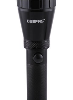 GEEPAS 3Pcs Geepas GFL51076 Rechargeable LED Flashlight, Waterproof Body | Hyper Bright Light  - Image 2