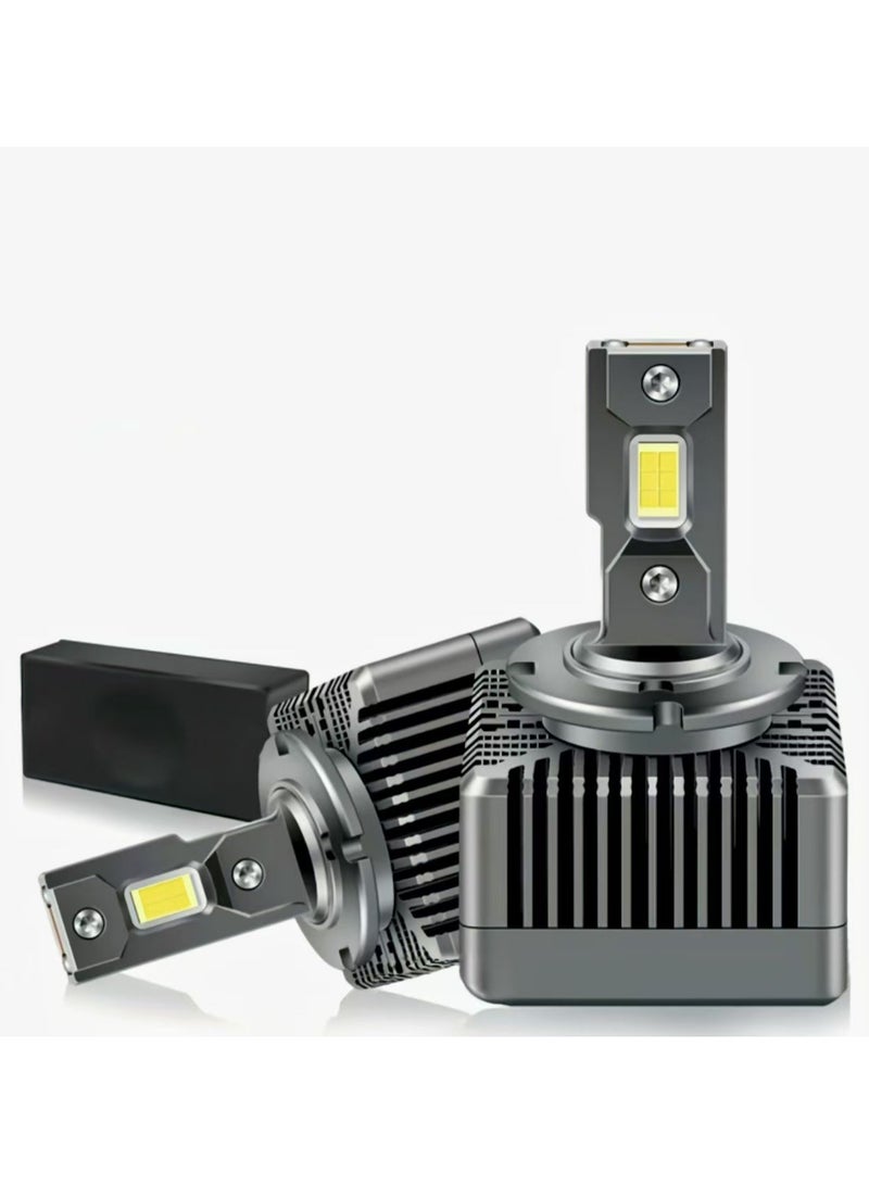 SMART KIT D1S Smart Kit LED Headlight – 6000K Xenon White, 8000LM Bright, IP68 Waterproof, CSP Technology, Universal Car Upgrade - Image 1
