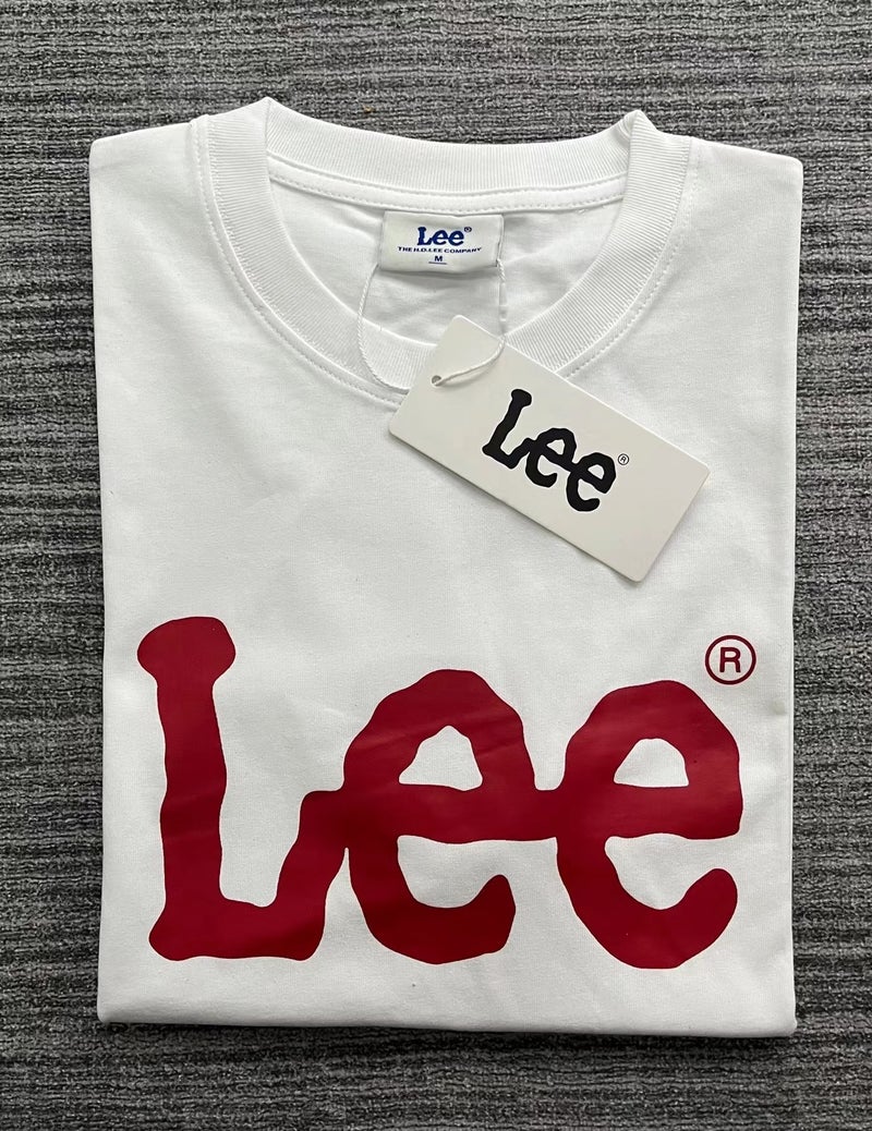 Lee Classic Logo Loose Round Neck Cotton Short Sleeve T-Shirt - Image 1