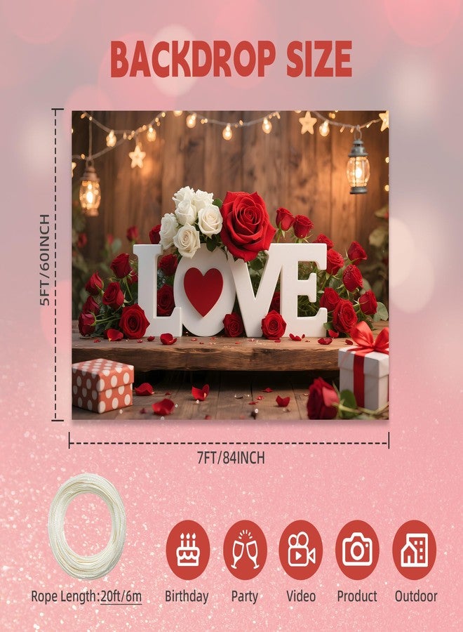 Dormirpilow Valentine's Day Backdrop 7X 5FT - Image 2