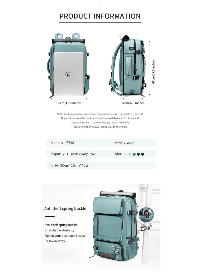 Y&D Rucksack Bag For Men And Women Large Water Resistant Trekking Hiking Bag Travel Backpack  - Image 4