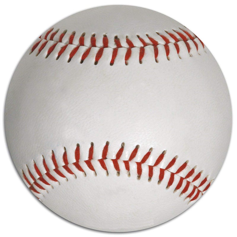 DESCTIDY Trainning Baseball Softball Practice Base Ball Soft White Outdoor Pack of 1 White - Image 1