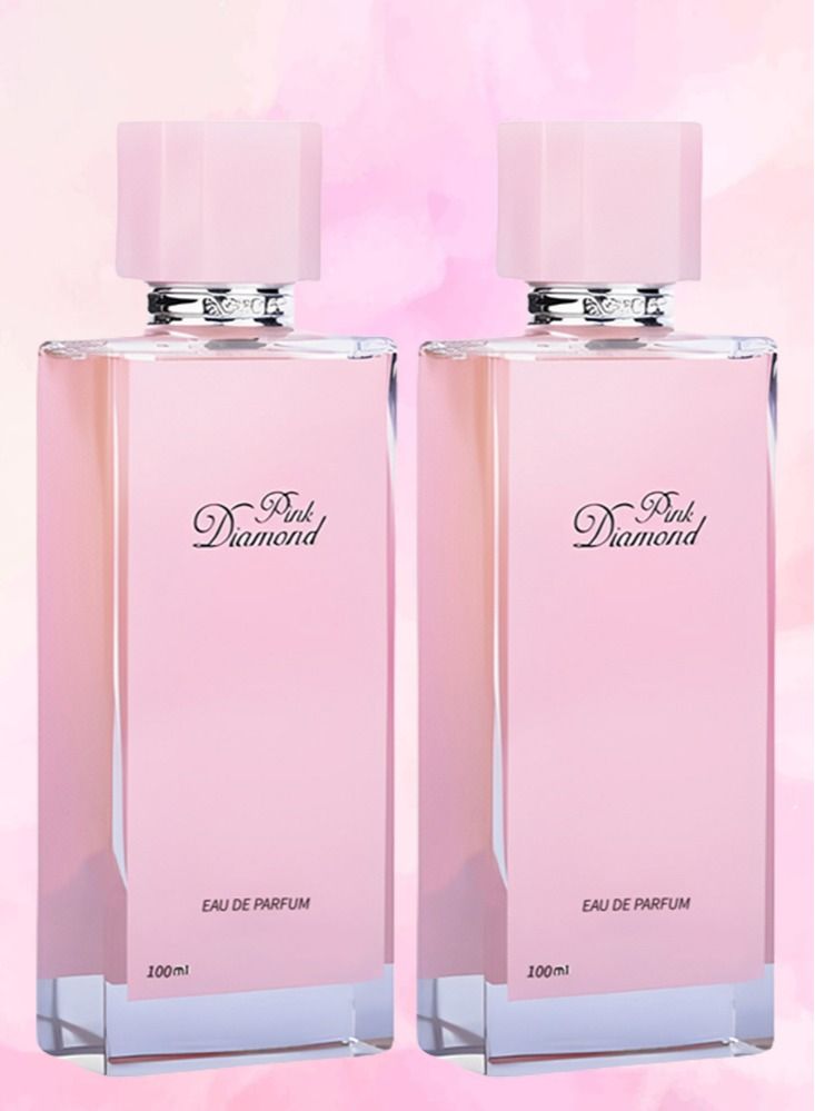 Banafa 2 Pieces Pink Diamond EDP 100ML - Image 1