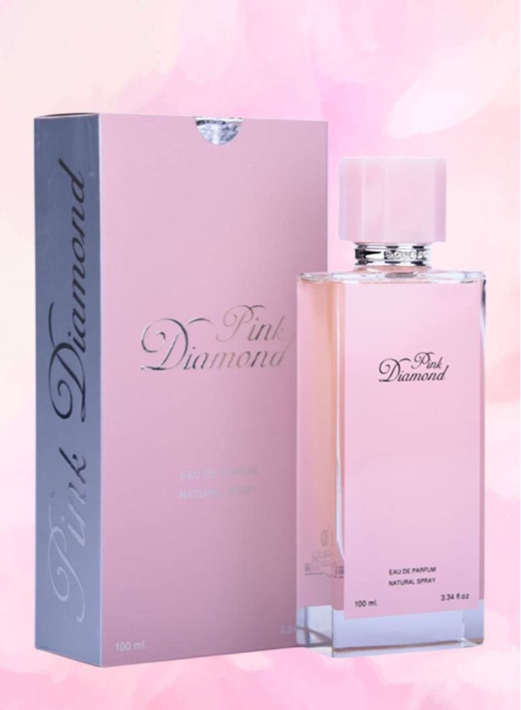 Banafa 2 Pieces Pink Diamond EDP 100ML - Image 2