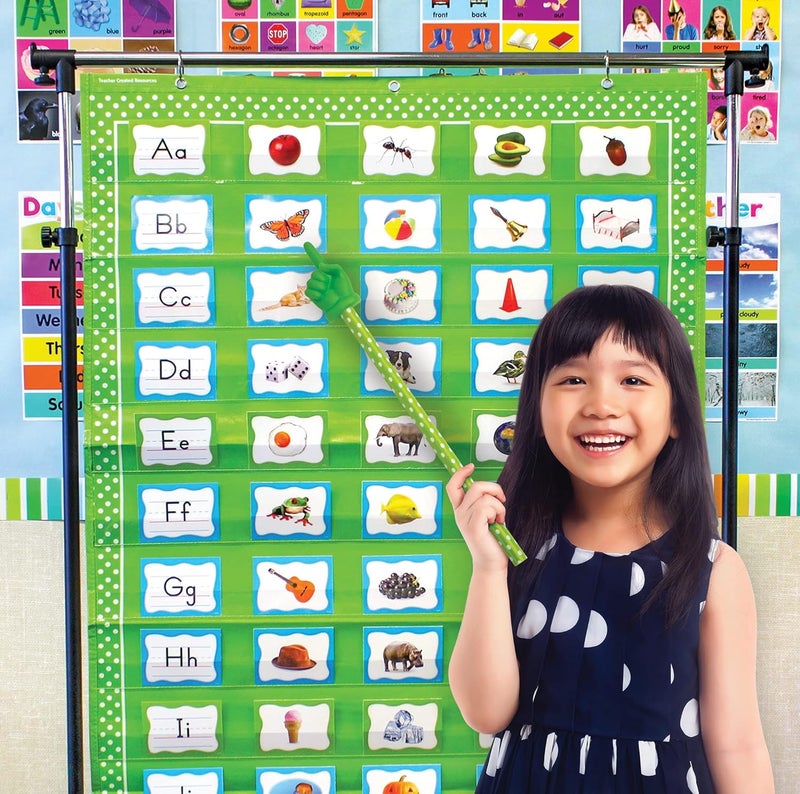 Teacher Created Resources Lime Polka Dots Hand Pointer (20679) - Image 3