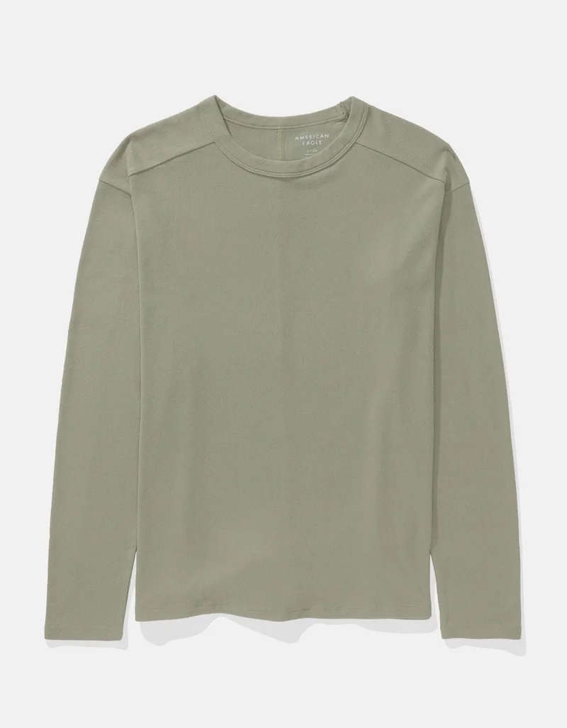 American Eagle  AE Plush Long-Sleeve T-Shirt for Women | Best Price UAE