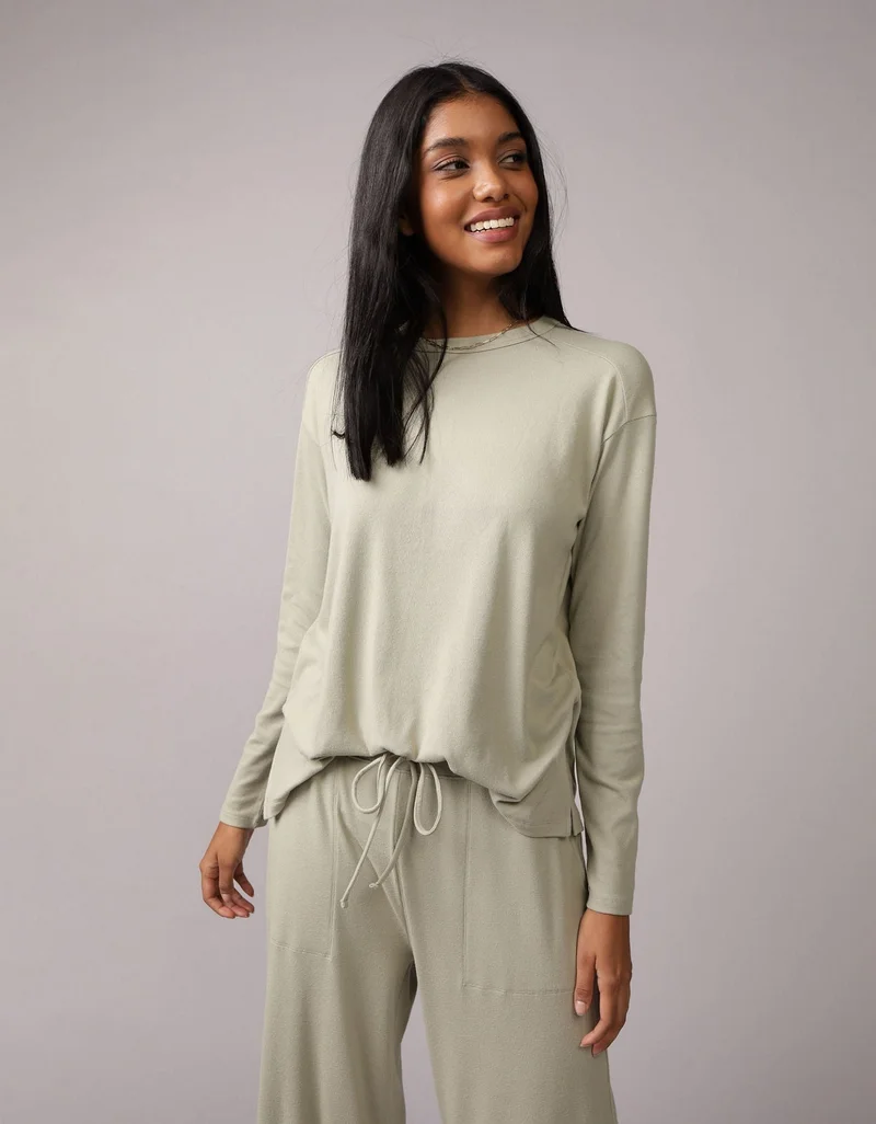 AE Plush Long-Sleeve T-Shirt