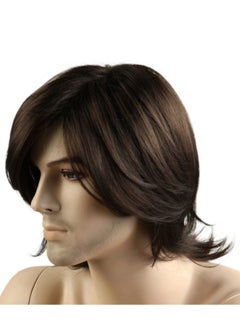 Short middle parted wig