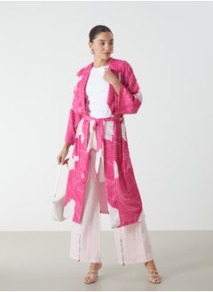 LC WAIKIKI Shawl Collar Floral Oversize Women's Kimono  - Image 1
