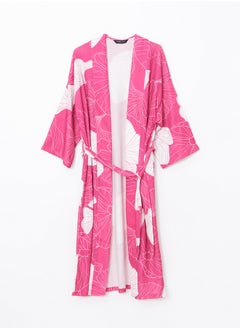 LC WAIKIKI Shawl Collar Floral Oversize Women's Kimono  - Image 5