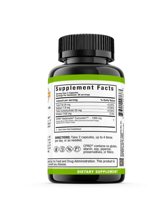 CurcuminPro Complete Vegan | BioSoluble Brown Rice Protein & Organic Turmeric Curcumin Supplement | Plant-Based Formula for Daily Wellness | 60 Count - Image 2