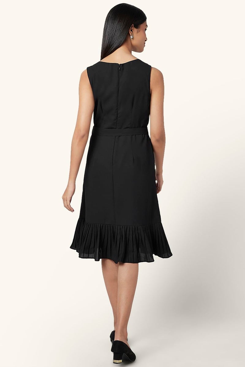 Annabelle Women's Annabelle Black Dress Regular Fit,Black,L - Image 4