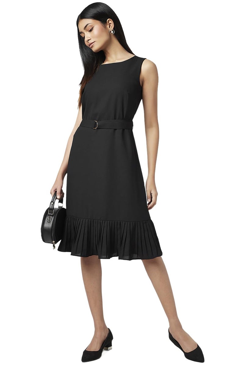 Annabelle Women's Annabelle Black Dress Regular Fit,Black,L - Image 1