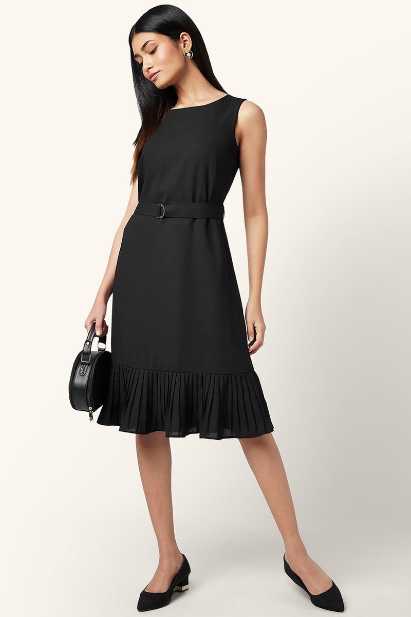 Annabelle Women's Annabelle Black Dress Regular Fit,Black,L - Image 2