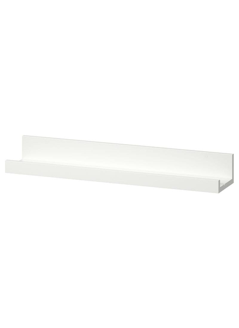 Generic Classic White Picture Ledge Timeless Display Shelf 