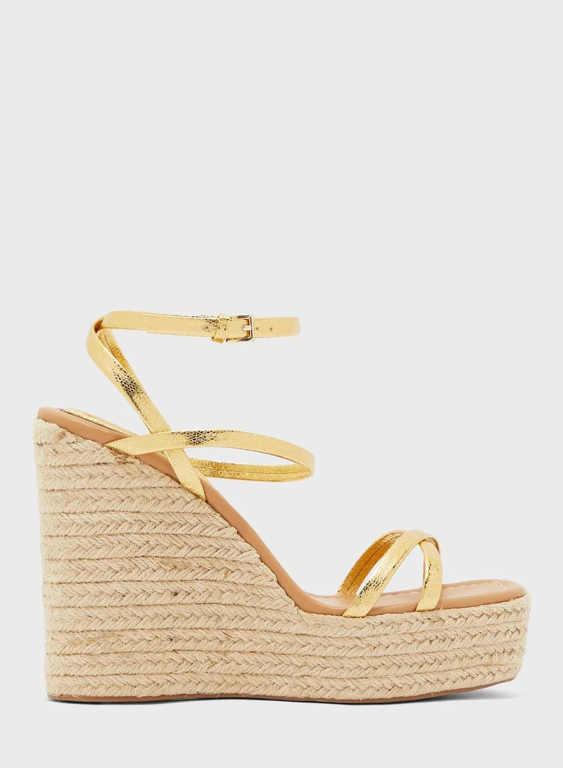 TOPSHOP Open Toe Wedge Sandals