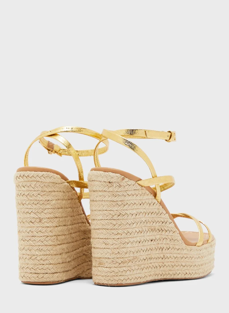 TOPSHOP Open Toe Wedge Sandals