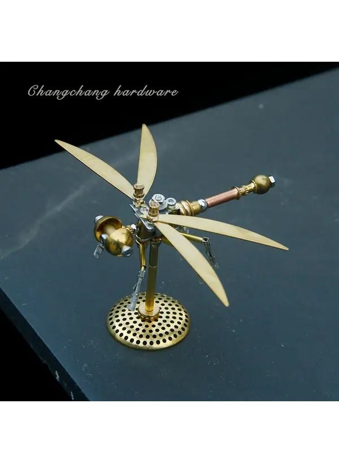 David Dragonfly Steampunk Mechanical DIY Metal Puzzle Model Building Kit - Image 5