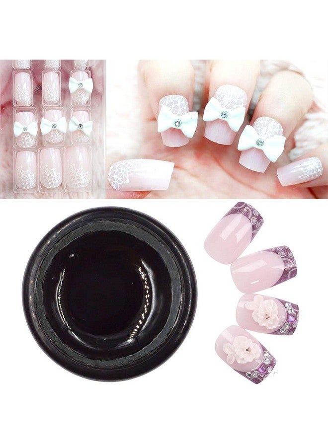 يس ليدي لاصق أظافر YesLady فائق الالتصاق بأحجار الراين فوق البنفسجية، لبناء الأحجار الكريمة الماسية، 8 مل، غراء للمجوهرات مع أدوات فرشاة - Image 2