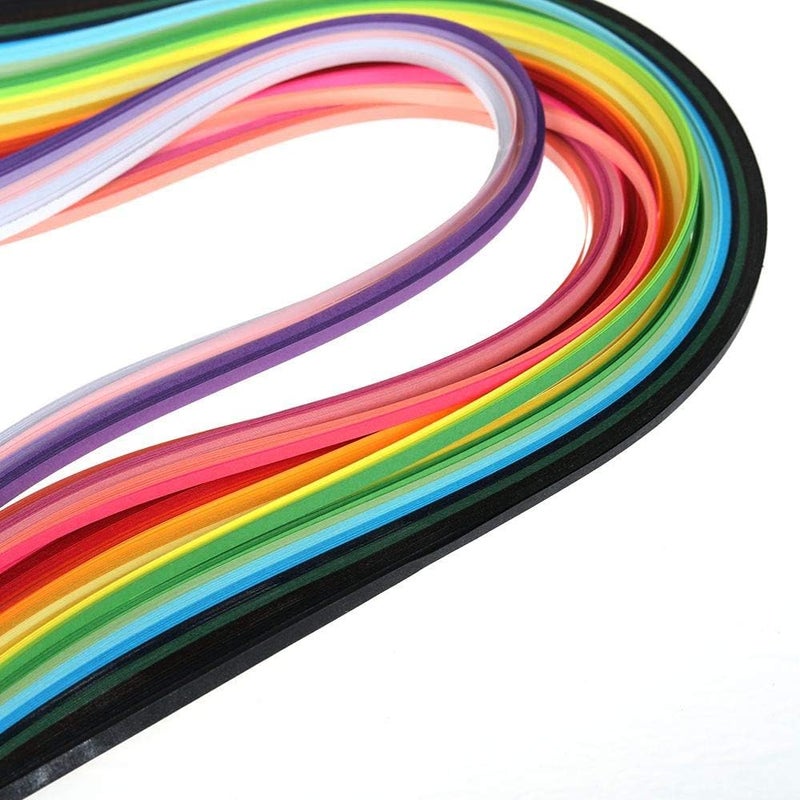 TXIN 1300 Quilling Paper Strips 5mm, 26 Colors Quill Paper Quilling Kit for Beginner Professional Handmade DIY Art Craft - Image 3