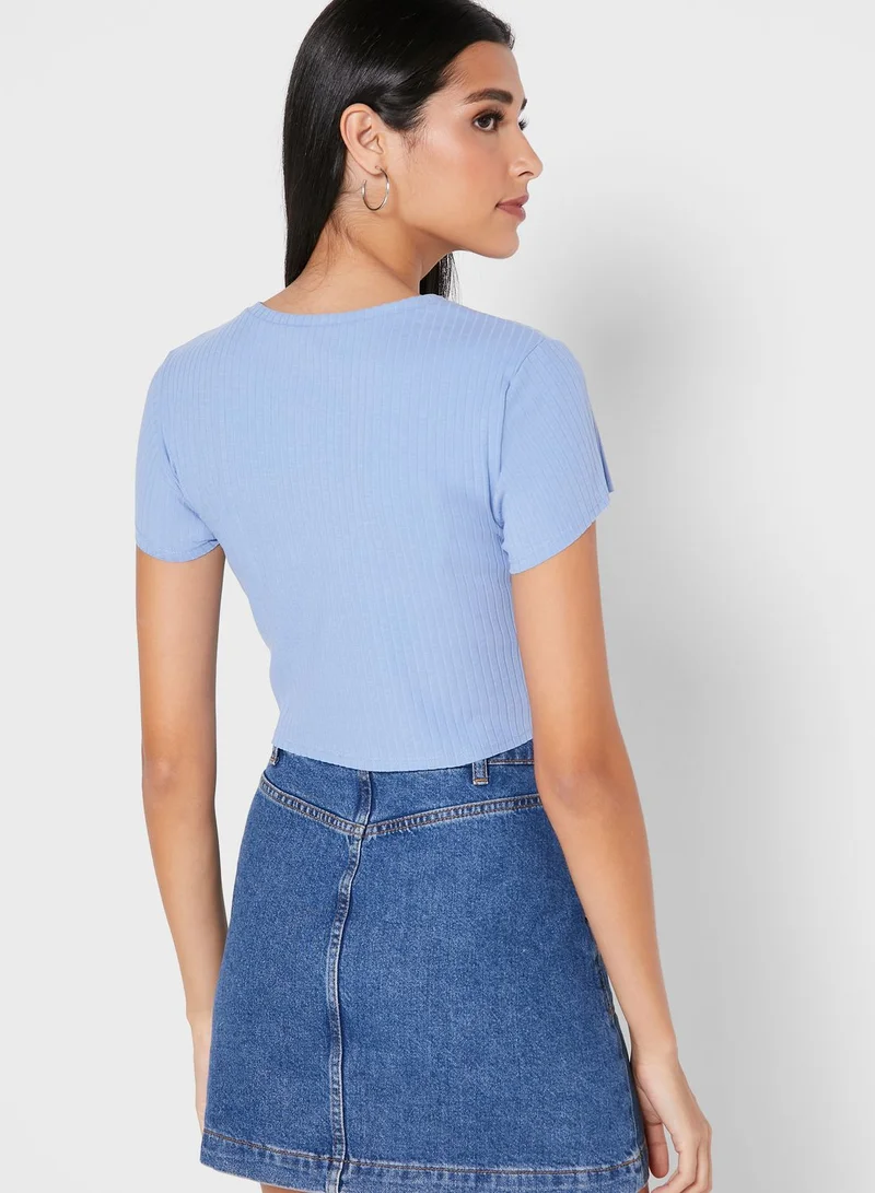 ONLY Sequined Slogan T-Shirt