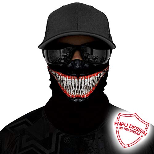 M-YOUNG Skull Face Mask Bandanas, Neck Gaiter, Headwear, Magic Scarf, Headband for dust Sun Wind - Image 3