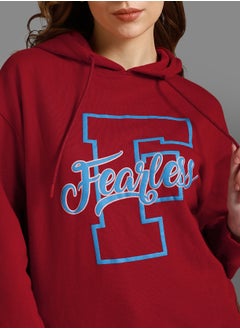 HIGH STAR Women Red Sweatshirt  - Image 4