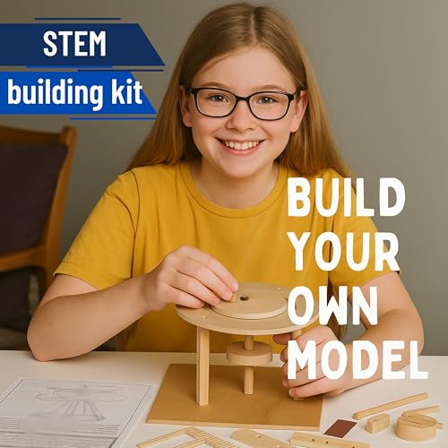 Pathfinders STEM Kit – Leonardo da Vinci Helicopter Model kit Science Kits | stem Toy Physics Toys | Engineering | Learning Resources - Image 2