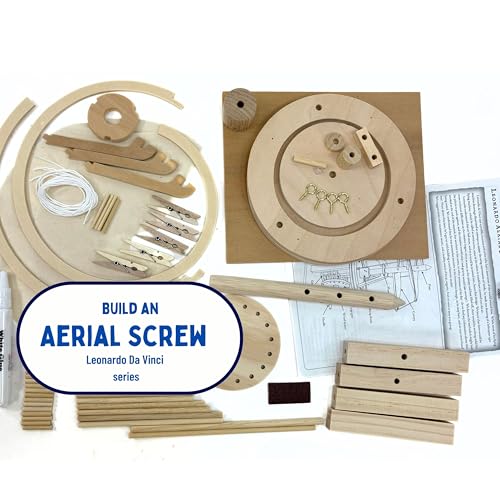 Pathfinders STEM Kit – Leonardo da Vinci Helicopter Model kit Science Kits | stem Toy Physics Toys | Engineering | Learning Resources - Image 4