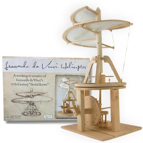 Pathfinders STEM Kit – Leonardo da Vinci Helicopter Model kit Science Kits | stem Toy Physics Toys | Engineering | Learning Resources - Image 1