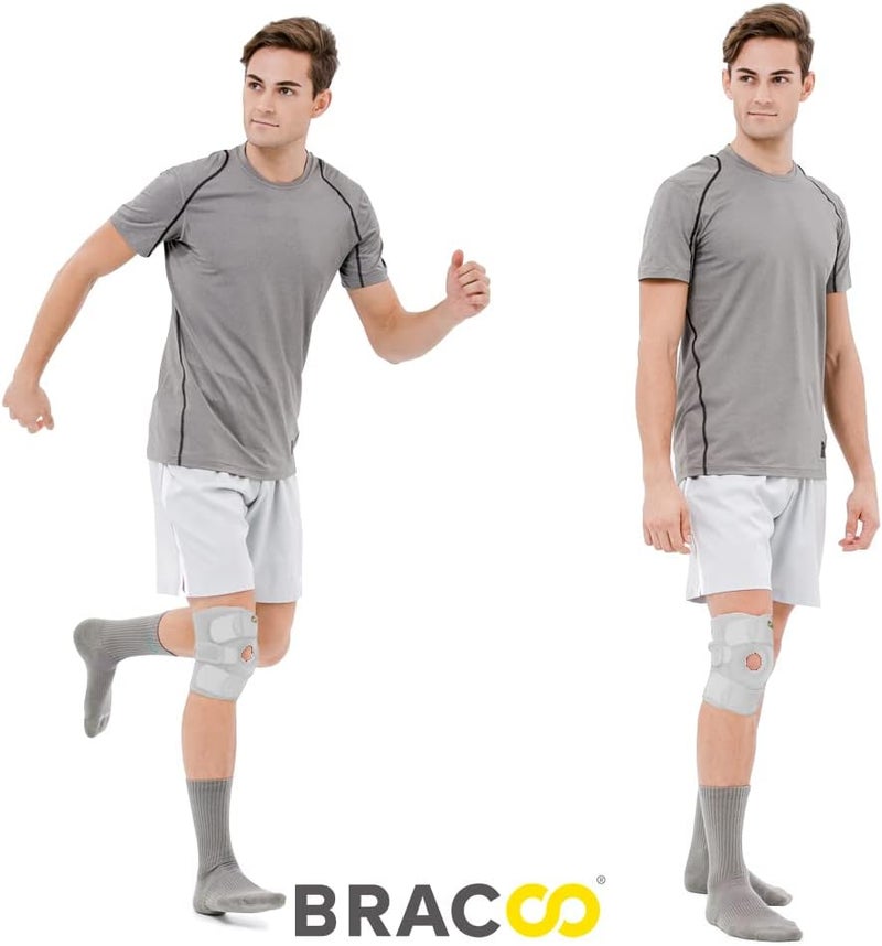 Bracoo Knee Support Brace for Men Women, Adjustable Compression Sleeve Wrap Patellar Pad Tendon - Arthritis Pain, meniscus tear, Injury Recovery, Running, Workout, KS10 - Image 4