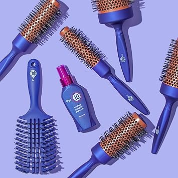 It's a 10 Its a 10 Haircare Miracle Round Brush 53mm Ceramic Coated Barrel Rubberised Handle with Grip - Image 3