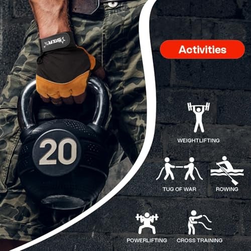 STAR X Gangster Punch Gym Gloves Brown for Men and Women - Image 4