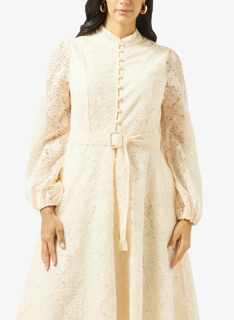 Khizana  Lace A-line Dress for Women | Best Price UAE