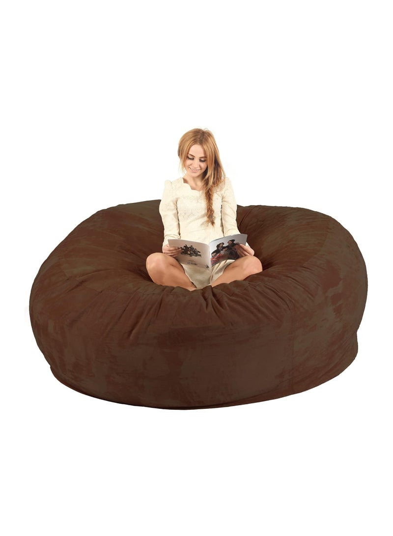 Comfy Lovesack Gaming Brown Recliner Bean Bag With Virgin Polystyrene Bean Filling  - Image 4