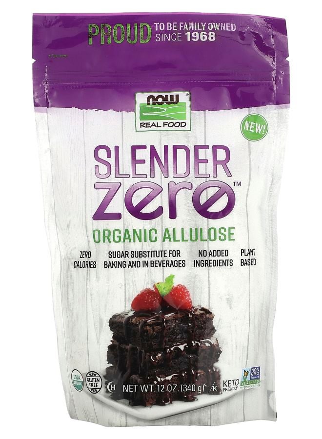 now سليدر زيرو أليولوز عضوي 12 أونصة (340 جرام)