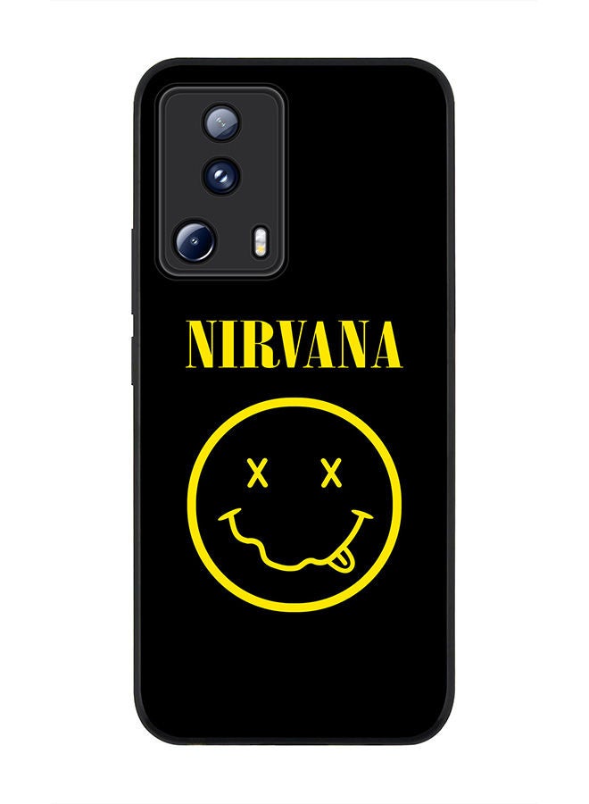 Stylizedd Rugged Black edge case for Xiaomi 13 Lite 5G / Xiaomi Civi 2 5G, Slim fit Soft Case Flexible Rubber Edges Anti Drop TPU Gel Thin Cover -  Nirvana - Image 1