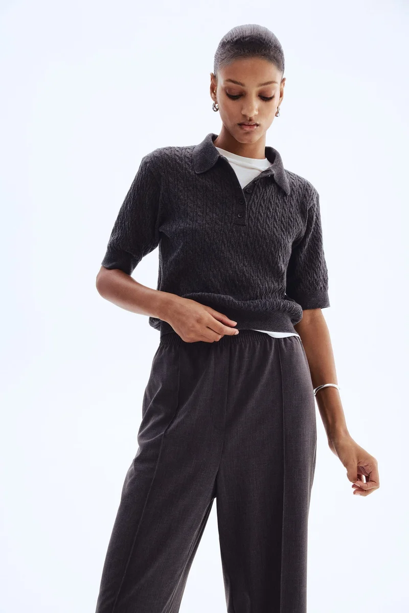 H&M Crease-leg trousers