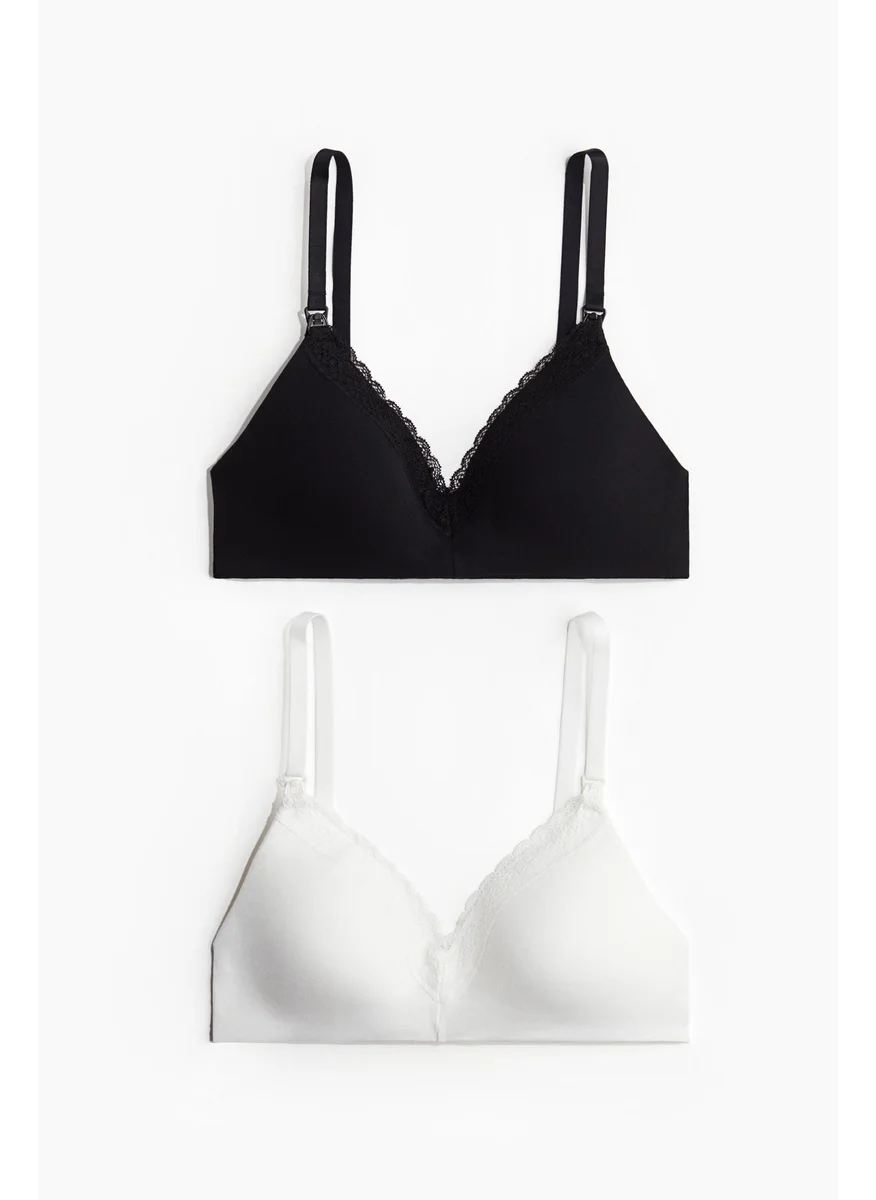 H&M Mama 2-Pack Padded Nursing Bras